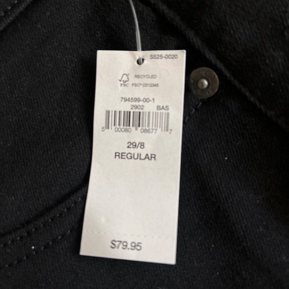 Brand new black Gap jeans - Picture 2 of 5